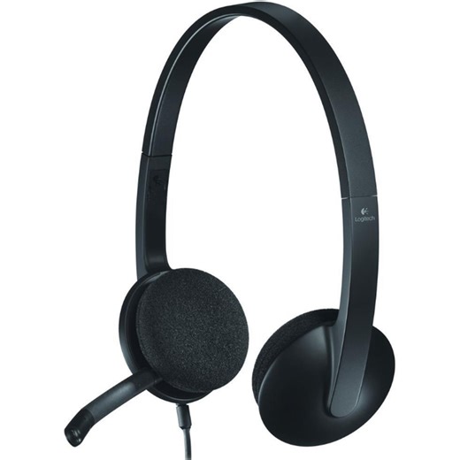 Buy the Logitech H340 USB Headset - Black Lightweight - Plug-and-Play -... ( 981-000477 ) online