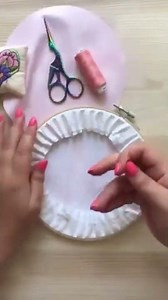 How to frame embroidery project in the hoop without any glue ✂️ Tutorial by @EmbroideryArtbyNat