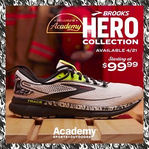The Brooks Hero Collection recognizes the courageous spirit of everyday heroes. Available for a limited time. | Academy Sports Outdoors