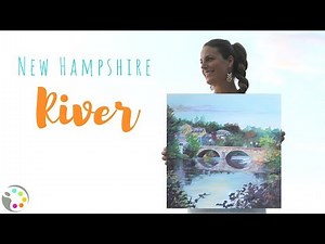 Acrylic Painting Tutorial | How To Paint a River