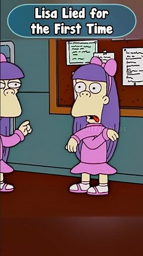 Lisa Lied for the First Time #simpsons