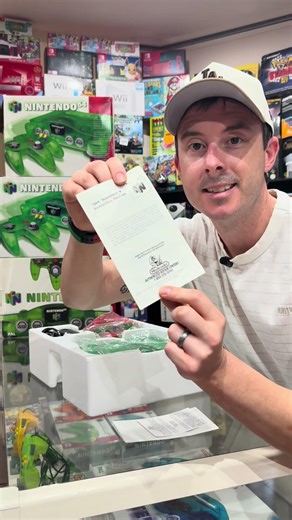 Unboxing my favorite Nintendo 64 colour #nintendo #nintendo64 #colour #green #gaming