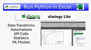 Python workflows inside Excel with xlwings Lite (free) — powerful