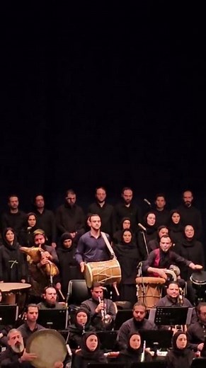 کنسرت ارکستر ملی ایران به رهبری افسانه‌ای مجید انتظامی اسطوره موسیقی فیلم
