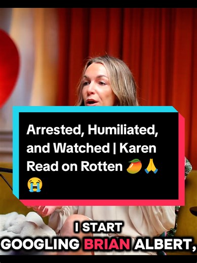 Part 5 : On Rotten Mango, Karen Read relives the moment she was arrested on camera — vulnerable, exposed, and powerless. This segment captures one of the most painful moments of the podcast — Karen describing her arrest, the public humiliation, and realizing the entire world was watching her worst moment. A deeply emotional section where fear, anger, and disbelief collide, showing how quickly dignity can be taken away. #RottenMango #KarenRead #TrueCrime #NotGuilty #JusticeSystem
