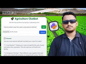 Project 77: AI-powered Agriculture Chatbot Using Python & Flask