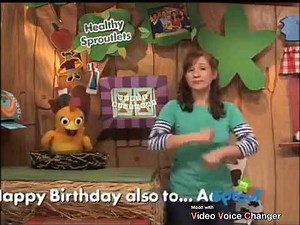 The Sunny Side Up Show Birthday Song Low Pitched Liz Version