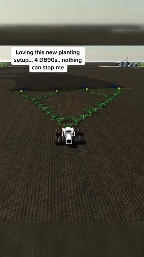New Planting Setup with 4 DB90s in FS22