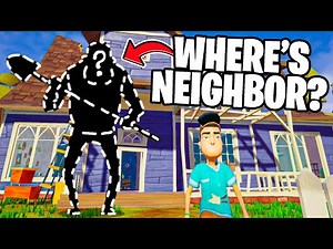 My Neighbor DISAPPEARED! | Hello Neighbor But I Have Schizophrenia! (Full Game)