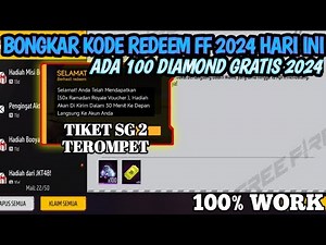 KODE REDEEM FREE FIRE TERBARU 14 April 2024 HARI INI 100% WORK