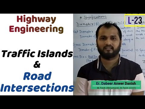 Traffic Islands, Intersections at Grade & Grade Separated Intersections || Highway Engineering L-23