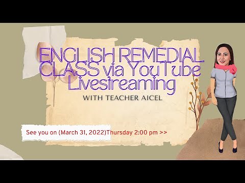 ENGLISH REMEDIAL CLASS