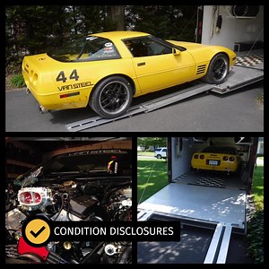 11 reactions | This 1993 Chevrolet #Corvette really packs a punch! ​ The Golen high-performance engine gets 510 HP @ 7000 RPM, and the vehicle has a Ram clutch, making it a strong contender on the track. Plus, the Corvette comes with a 24-foot Haulmark trailer, so you can get to the track with ease. ​ Asking price is $23K:​ https://hubs.li/Q01M1-SQ0 | Awesome Joe Auctions | Facebook