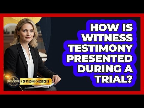 How Is Witness Testimony Presented During A Trial?