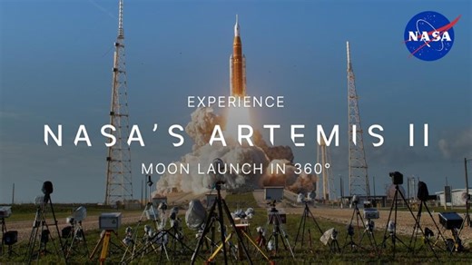 Experience NASA s Artemis II Moon Launch in 360° | Jim Beck