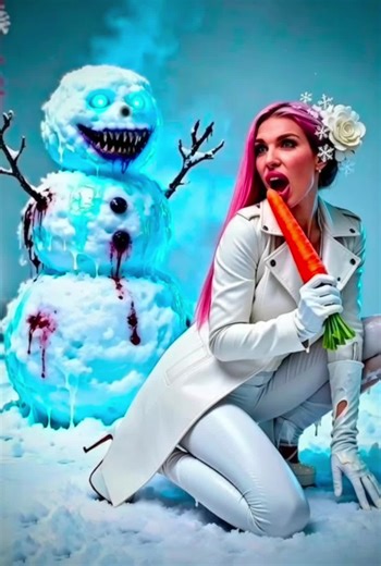 #snehulak #horor #mrkev #snowman