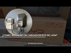 How to install a 7kW BYD charger | In less than 5 minutes