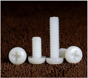[Hot Item] White Nylon Phillips Round Head Machine Screws PA66 Pan Head Plastic Screws