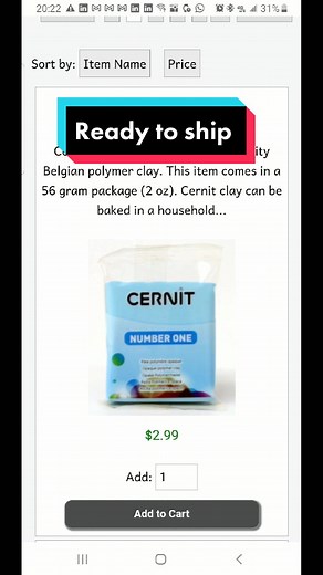 Ready to shop Cernit? #polymerclay #smallbusiness #cernit #polmerclay