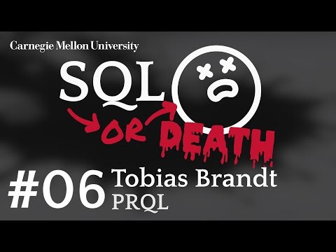 PRQL: Pipelined Relational Query Language (Tobias Brandt)