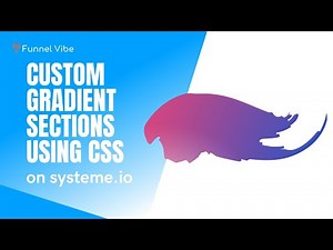 How To Add Custom Gradient Sections to Your Systeme.io Landing Page