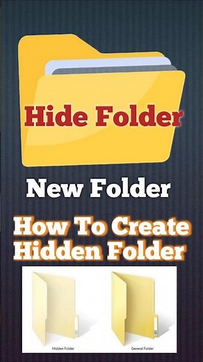 how to create hidden folder in pc #shorts #folder ‪@PCMobileOfficial‬