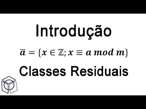 Aula 01 Classes Residuais Módulo m Conjunto a barra