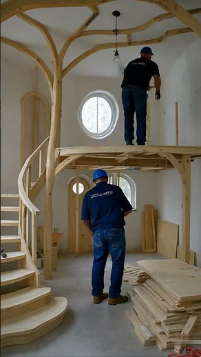 Treehouse Interior Design 🌳🏡 | Elegant Dream Villa #shortsfeed