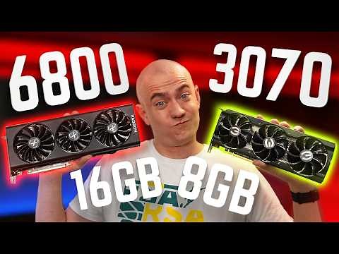 RTX 3070 vs RX 6800 - 8GB vs 16GB VRAM