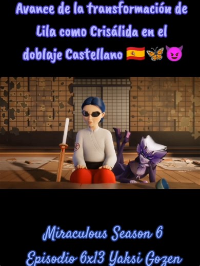 Transformación de Lila en Miraculous Ladybug