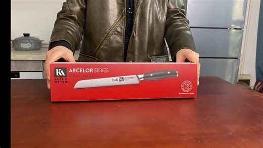 #Unboxing of klausmeyerknife: An #extraordinary blade made of top-grade steel, which is very durable. #Unboxing #KnifeCollection #KitchenGoods #kitchen #PrecisionCutting #Klausmeyer