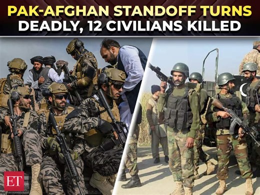 ‘Border on fire’: Afghan forces seize Pakistani posts after shelling kills 12 civilians