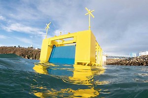 Dikwe, l'invention d'une digue qui protège les côtes tout en produisant de l’électricité