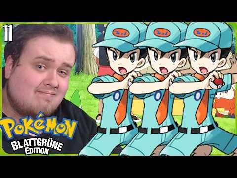 Let's Play Pokémon Blattgrüne Edition #11 🍃 Sehr viele TRAINER...