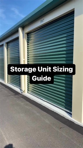 Unsure of what size storage unit you need? 🤔 Check out our sizing guide and then rent your storage unit online! #SelfStorage #StorageTips #StorageUnitSizeGuide | Security Self Storage