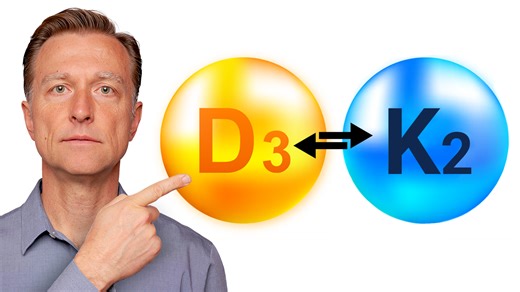 Find out why you should take vitamin D3 and vitamin K2 at the same time! If you like this video, check this one out next: https://drbrg.co/4sF2XaS | Dr. Eric Berg