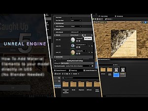 Unreal Engine 5: How To Add Material Elements to your model directly in UE5 (No Blender Needed)