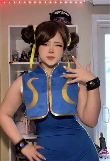 I had no clue I posted my last video at all😭 #girlcosplayersoftiktok #cosplaydance #chunlicosplay #chunli #streetfighter #fortnitecosplay