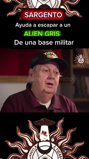 Sargento ayudo a escapar a un alien de una base militar #alien #ufo #parati #paranormal #area51