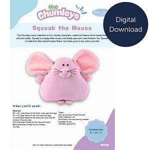 Debbie Shore The Chumleys Squeak The Mouse Instructions Digital Download