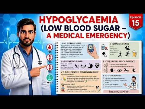 Hypoglycemia Explained | Low Blood Sugar – A Medical Emergency | Diabetes Masterclass Ep. 15
