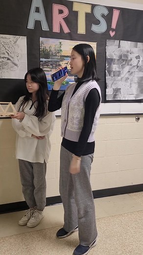 Pt2 of guessing how much weight popsicle stick bridges can support 😁 #fyp#foryou #viral #toronto #stem #womeninstem #girlsforstem