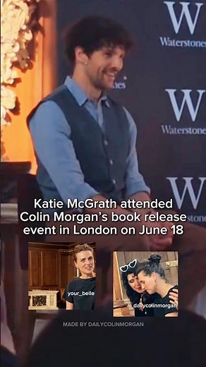 NEW - BBC Merlin’s Colin Morgan and Katie McGrath reunite in London (2026)