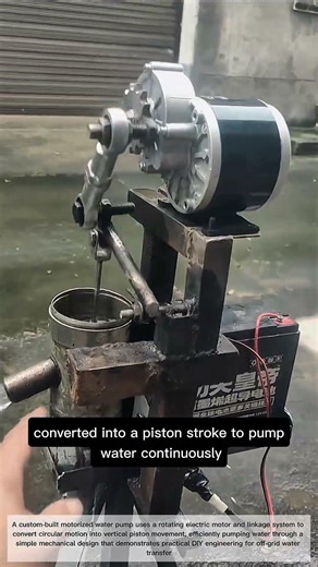 DIY Motorized Water Pump Explained #craftedeveryday