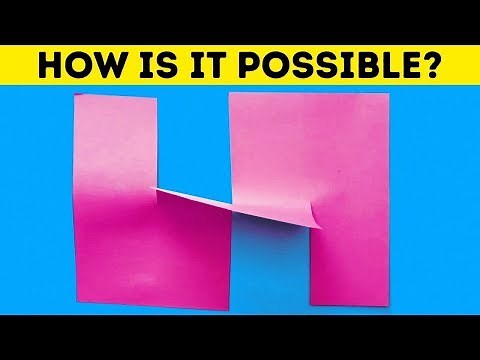 20 MAGICAL DIY ILLUSIONS TO TRICK YOUR BRAIN