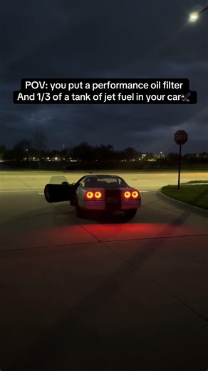 The oil filter is worth at least 150 hp🦅. #statestreetgarage #c4corvette #mechanic #corvette