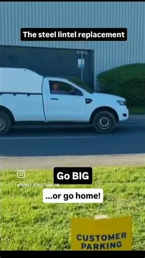 MASSIVE Steel Beam Delivery: Lintel Replacement | Structural Reinforcement #shorts