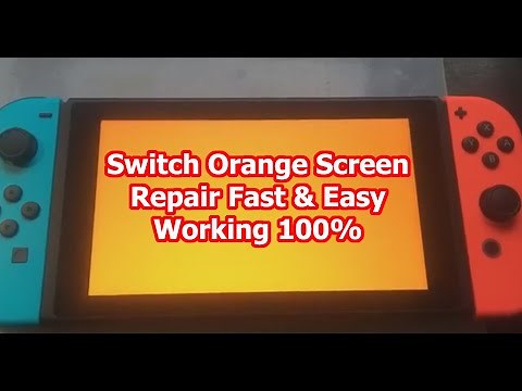 Nintendo Switch Orange Screen Repair 100% Working Fast