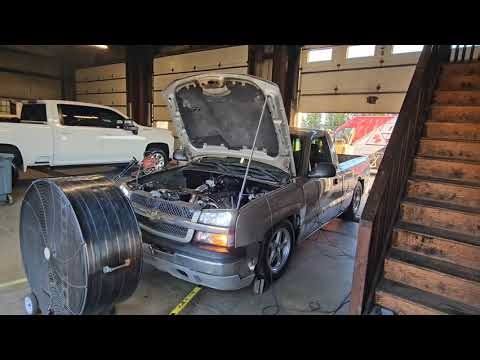 Twin Turbo Silverado dyno pull