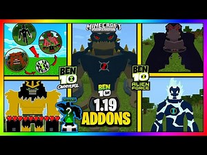 DOWNLOAD BEN 10 MOD FOR MINECRAFT PE | MCPE 1.19 ADDON | ACE